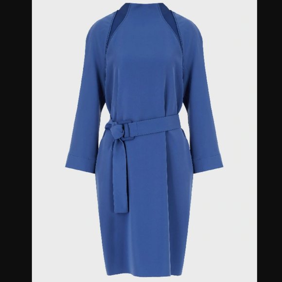 Emporio Armani Dresses & Skirts - Emporio Armani Crepe Midi Dress, Size 40 (US 6)